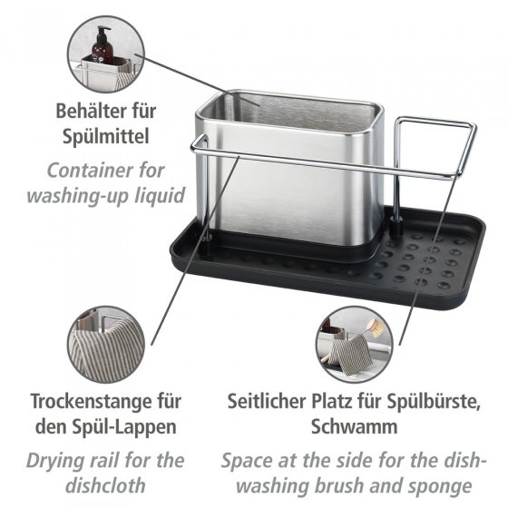 Spülorganizer Mod. Orio und 2 Mikrofasertücher Mod. Migro, Spülorganizer Orio und 2 Mikrofasertüchern Migro 