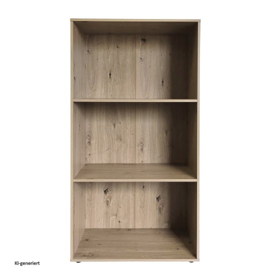 Standregal Nina mit 3 Fächern Artisaneiche 