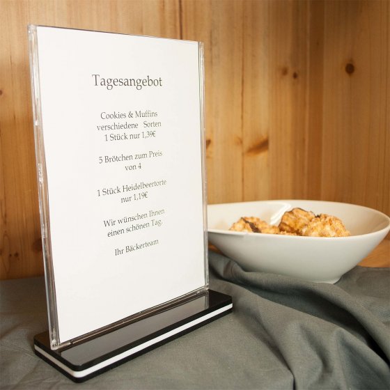 Tischaufsteller A5 Hochformat 