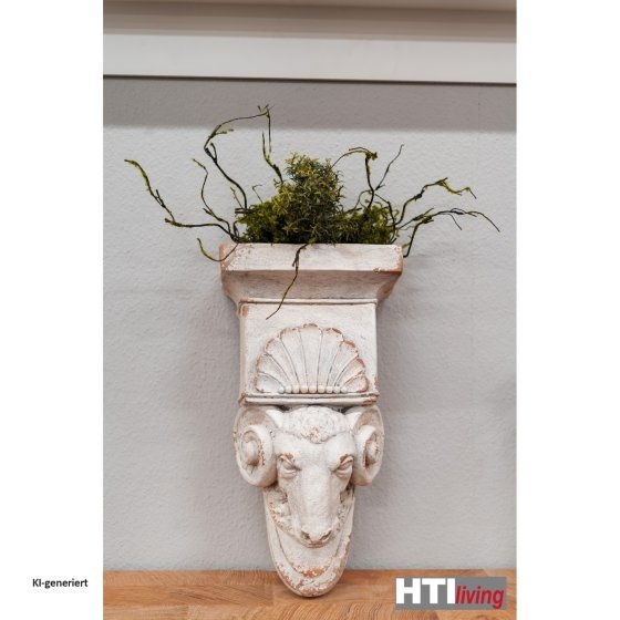 Wandkonsole Apollon Figur Steinbock 