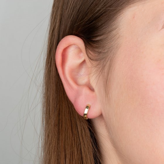 Ohrringe Gold 585 hochglanzpoliert 11,4mm Durchmesser 