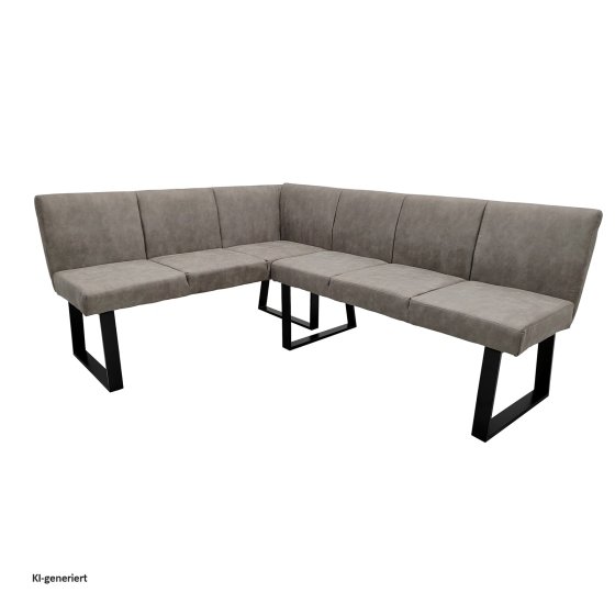 Eckbank 152 x 192 cm Vemal kurzer Schenkel links 
