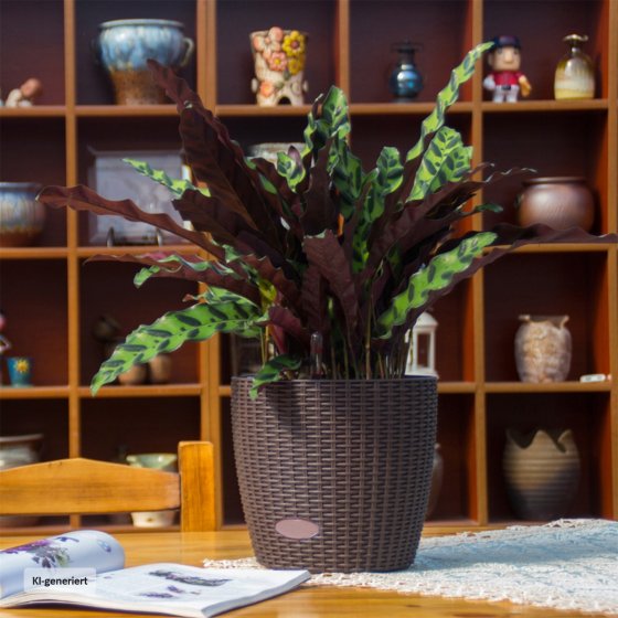 Blumentopf Nessa Hydro 27,5 cm Braun 