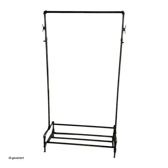Garderobe Steampunk aus Metall Industrial Design für Flur und Loft 