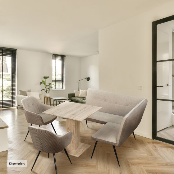 Sitzgruppe Taupe/Cord Joschka 