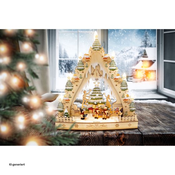 LED Schwibbogen Lichterspitze Weihnachtsbaum 