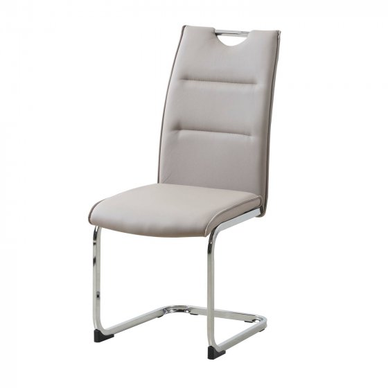 Schwingstuhl 4er Set PU cappuccino DannyC 