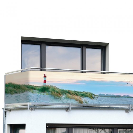 Balkon-Sichtschutz Mod. Nordseeküste, UV- und witterungsbeständig 