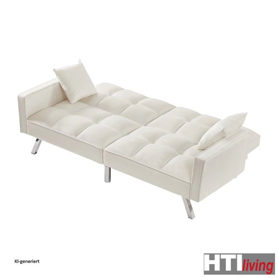 Sofa mit Schlaffunktion Brigga Beige 