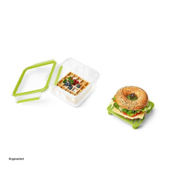 Sandwichbox XL mit Einsatz Clip   Go 