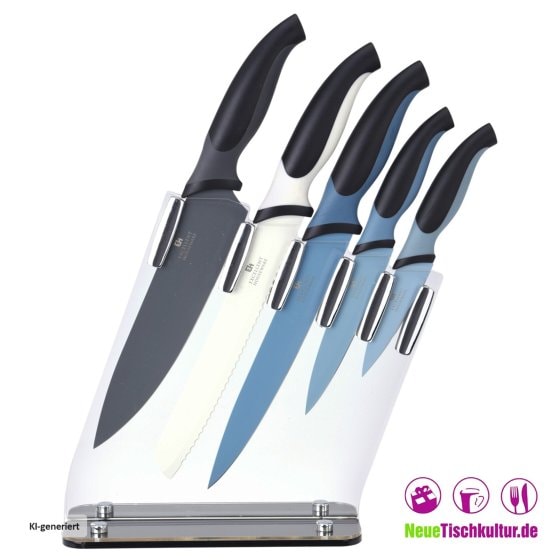 Messer Set gefärbt 5-teilig 