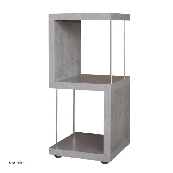 Standregal Beton Regal 30x65x30 cm modernes Bücherregal 