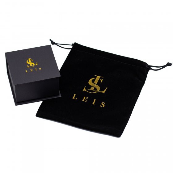 Ohrhänger 925 Sterling Silber rhodiniert Glänzend 4 Zirkonia weiß 