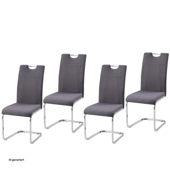 Schwingstuhl KellyC Grau 4er 