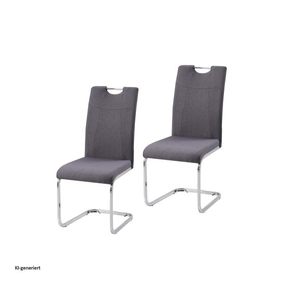 Schwingstuhl KellyC Grau 2er 