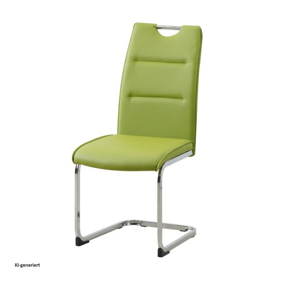 Schwingstuhl 4er Set PU grün DannyC 
