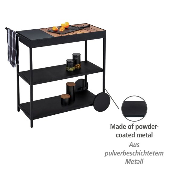 Servierwagen Mod. Miro, mit FSC® zertifiziertem Akazienholz 