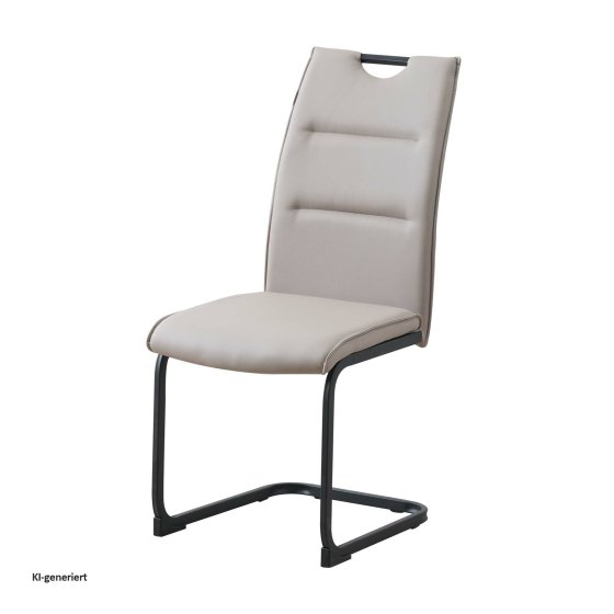Schwingstuhl 2er Set PU cappuccino DannyP 