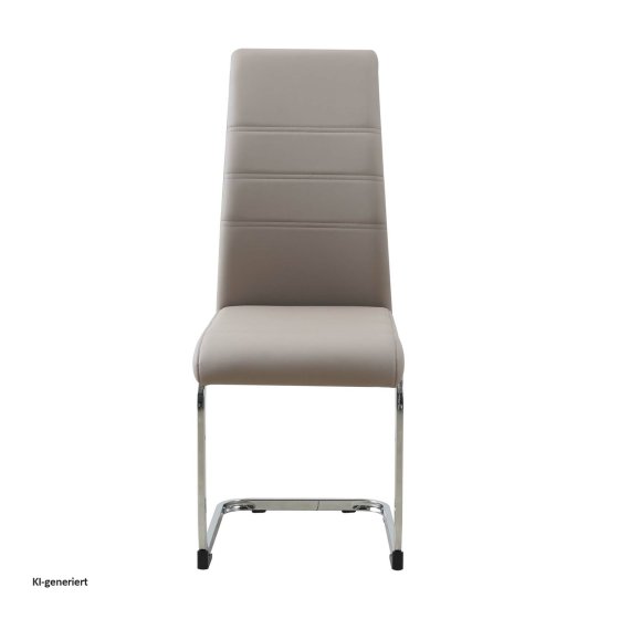 Schwingstuhl 4er Set PU cappuccino SallyC 
