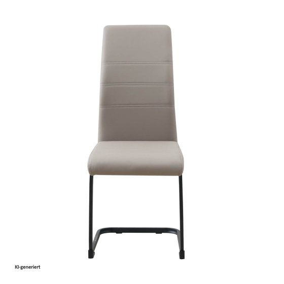 Schwingstuhl 2er Set PU cappuccino SallyP 