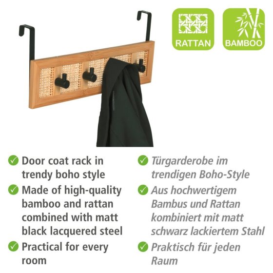 Türgarderobe Mod. Allegre, aus Bambus und Rattan 