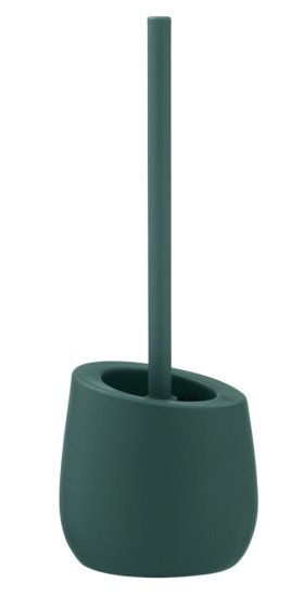 WC-Garnitur Mod. Badi Dunkelgrün Keramik, mit Silikon-Bürstenkopf 