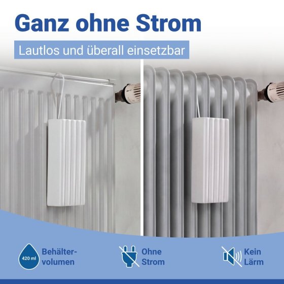 Luftbefeuchter Mod. Linien, 4er Set, aus Keramik 