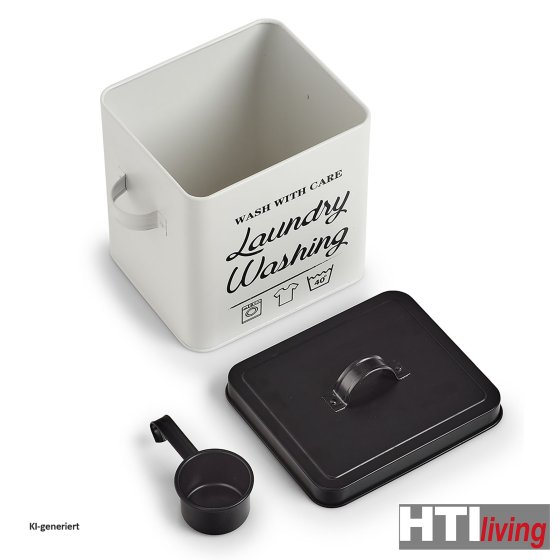 Waschpulver-Box, Metall "Laundry" 