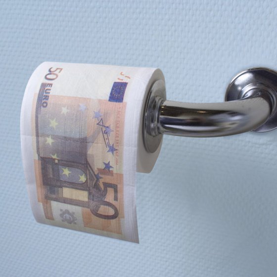 Toilettenpapier 50 €-Schein - 2er Set 