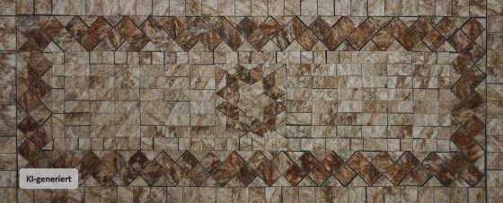 Metall Gartenbank mit Mosaik Sitzfläche Vintage Gartenbank 109 cm 