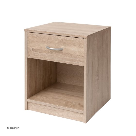 Nachtschrank mit 1 Schublade Nina Sonoma 