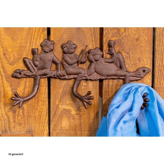 Wandgarderobe Frösche 