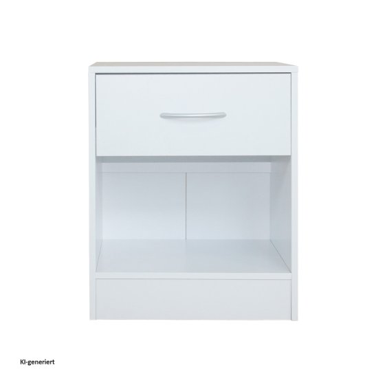 Nachtschrank 2er Set Thekla Weiß 