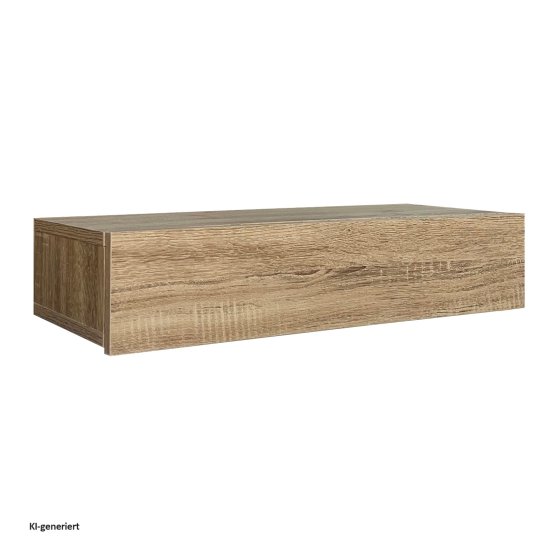 Wandregal mit Schublade 60 cm Sonoma 