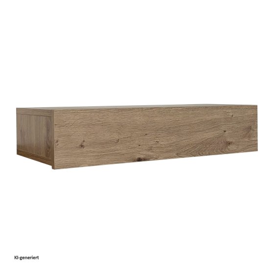 Wandregal mit Schublade 60 cm Artisaneiche 