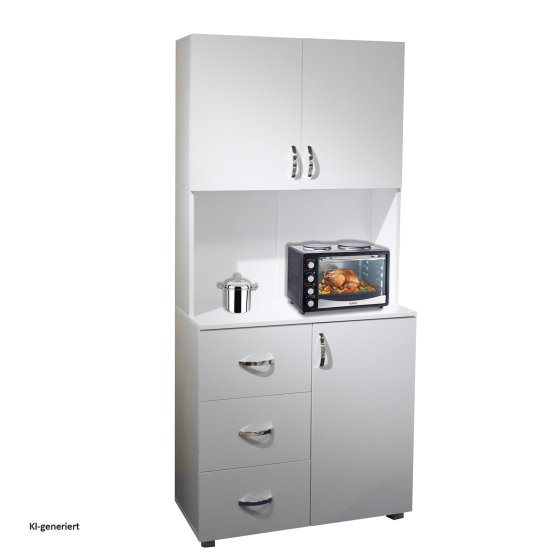 Küchenschrank Weiß Blanca 