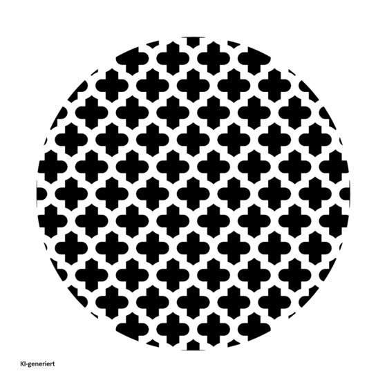 Gartenstuhl 2er-Set Metall Black and White 