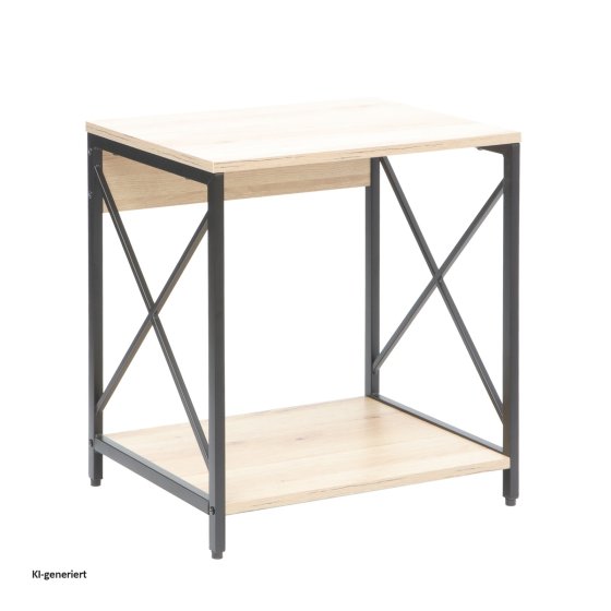 Beistelltisch Cedrik Artisaneiche-Schwarz 