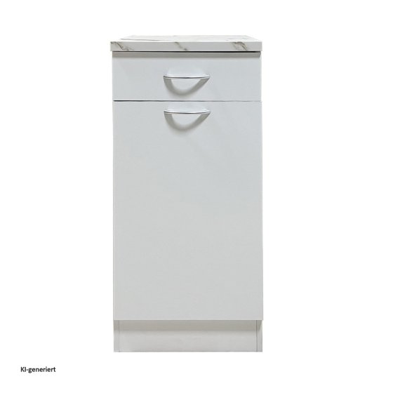 Küchenunterschrank Jenna Weiß 40 cm 