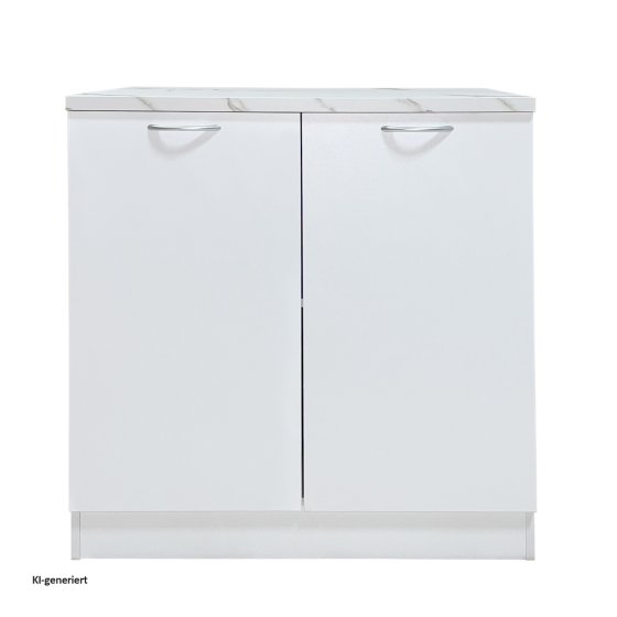 Spülenunterschrank Jenna Weiß 80 cm 