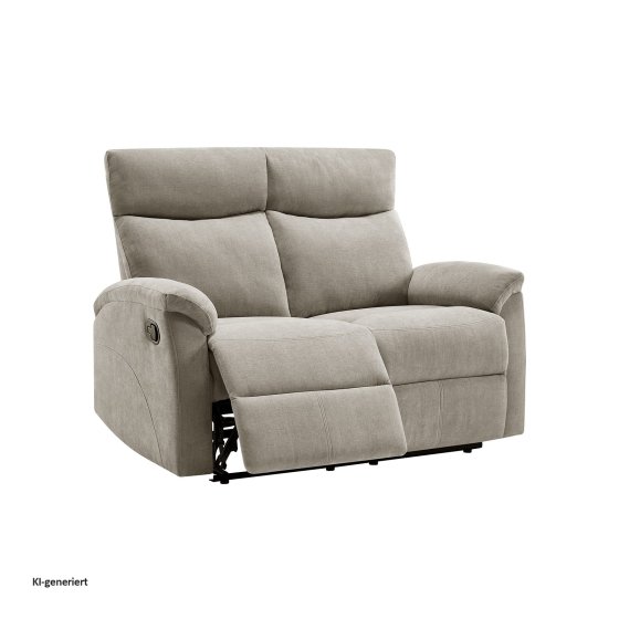 Sofagarnitur mit Relaxfunktion Koba Beige 
