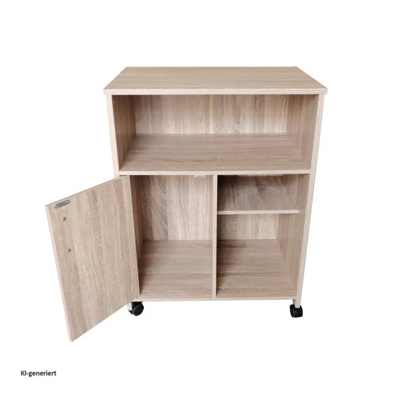 Küchenschrank auf Rollen Sonoma Blanca 