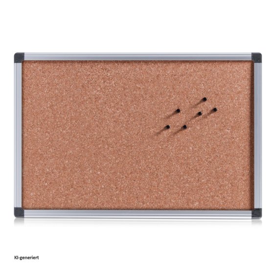 Pinboard mit Alurahmen Kork 
