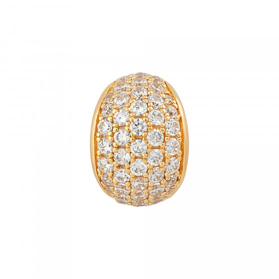 Ear Cuff 925 Sterling Silber vergoldet Golden Spark II 