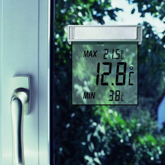 Digitales Fenster- Außenthermometer