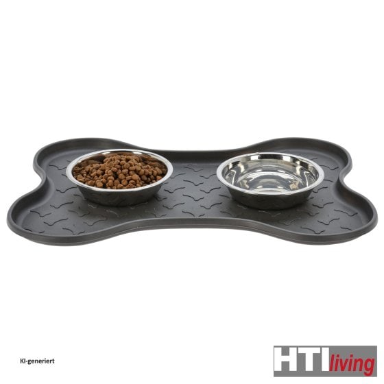 Tier-Futternapf, 2er Set Knochen 