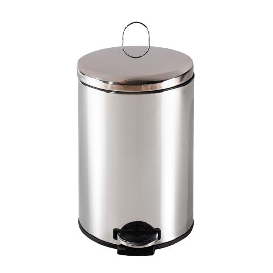 Pedalmülleimer Edelstahl Jannik 12 Liter 