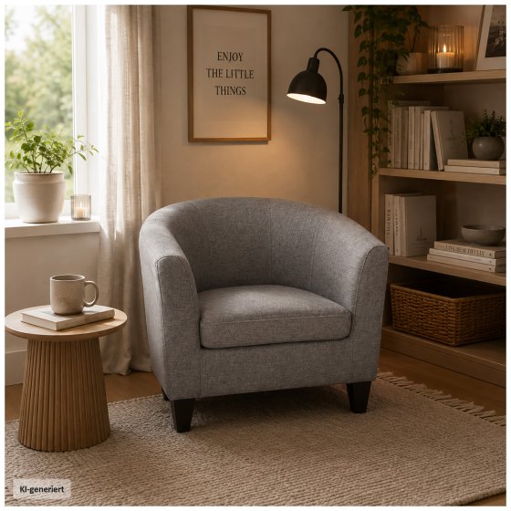 Clubsessel Cadogan in Grau 