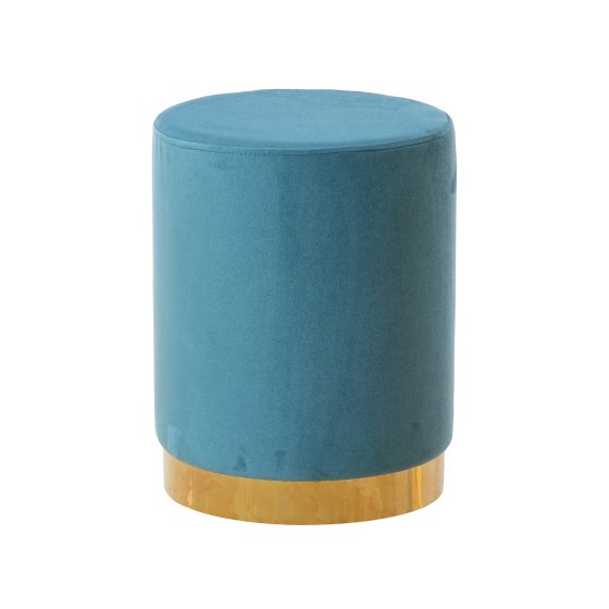 Hocker Reese Velvet Türkis 