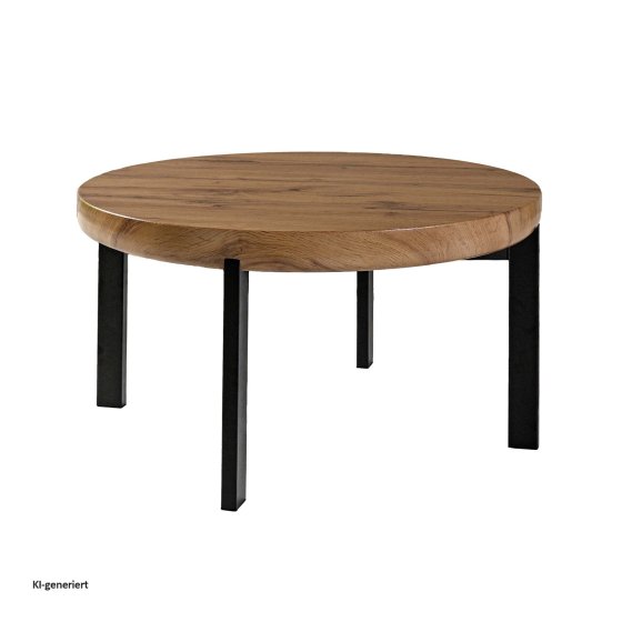 Couchtisch Eckhard Ø 80 cm Artisaneiche 